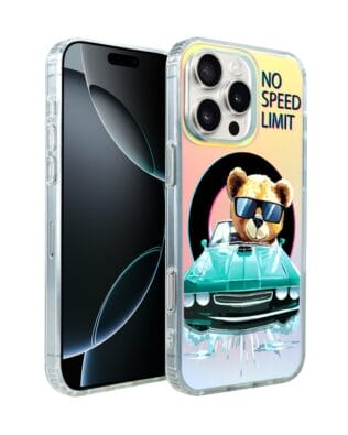 Etui do iPhone 16 Pro IBIZU California Sunset z MagSafe, zmieniające kolor, Blue Car, niebieski samochód