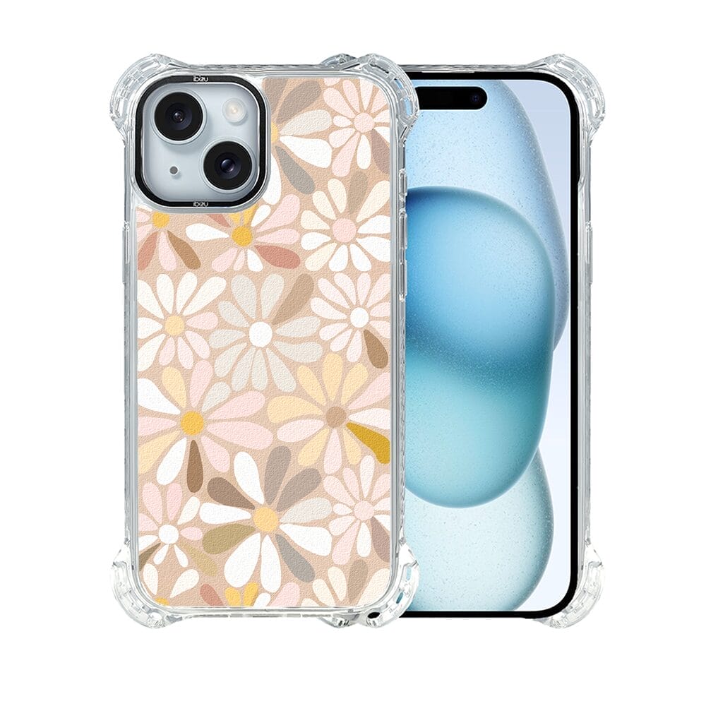 Etui do iPhone 15 Plus IBIZU DropGuard Ultra z MagSafe, Boho, Kwiaty vintage - obrazek 2