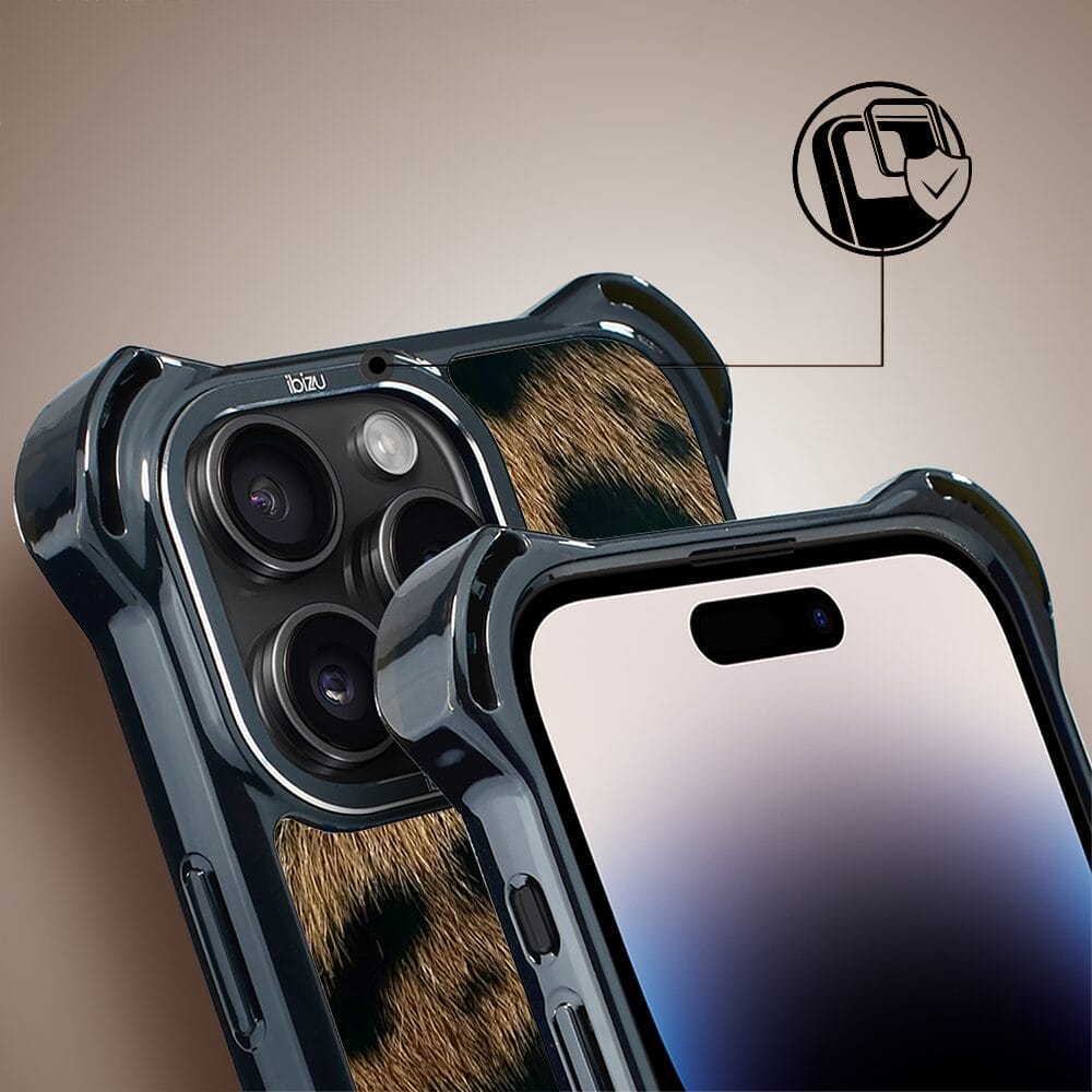 Etui do iPhone 14 Pro Max IBIZU DropGuard Ultra z MagSafe, Zew Natury, Lampart - obrazek 3