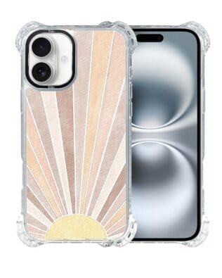 Etui iPhone 16 Plus IBIZU DropGuard Ultra z MagSafe, Boho, Wschód słońca