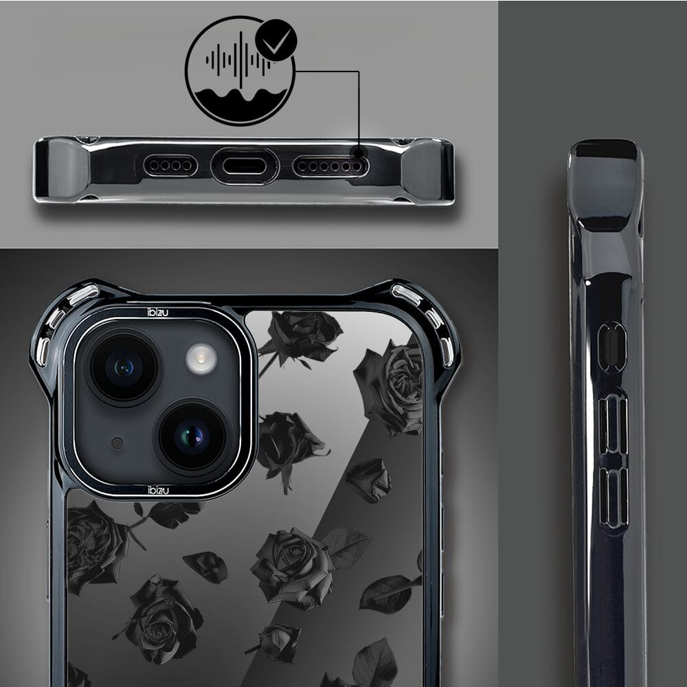 Etui do iPhone 14 IBIZU DropGuard Ultra z MagSafe, Midnight, Sen róż - obrazek 6