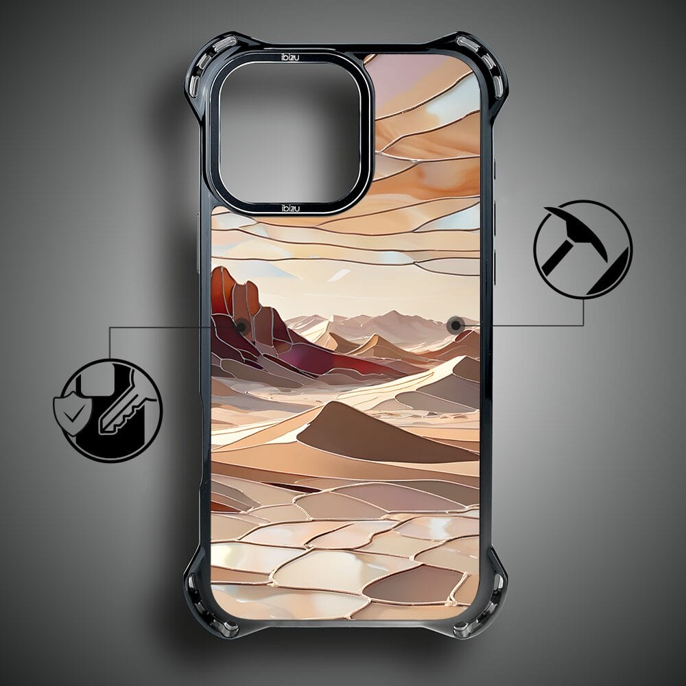 Etui do iPhone 14 Pro IBIZU DropGuard Ultra z MagSafe, Barwy Szkła, Pustynny spokój - obrazek 7