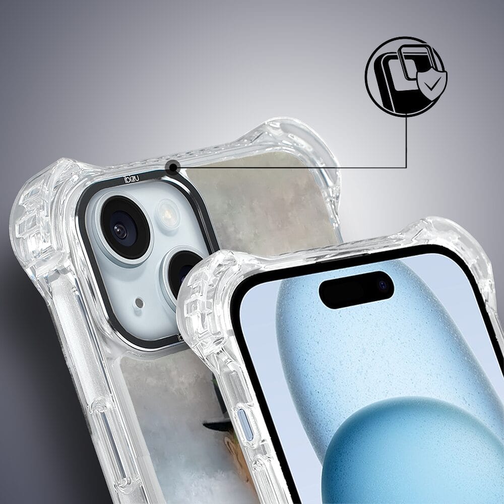 Etui iPhone 15 IBIZU DropGuard Ultra z MagSafe, Rene Magritte, syn człowieczy - obrazek 3