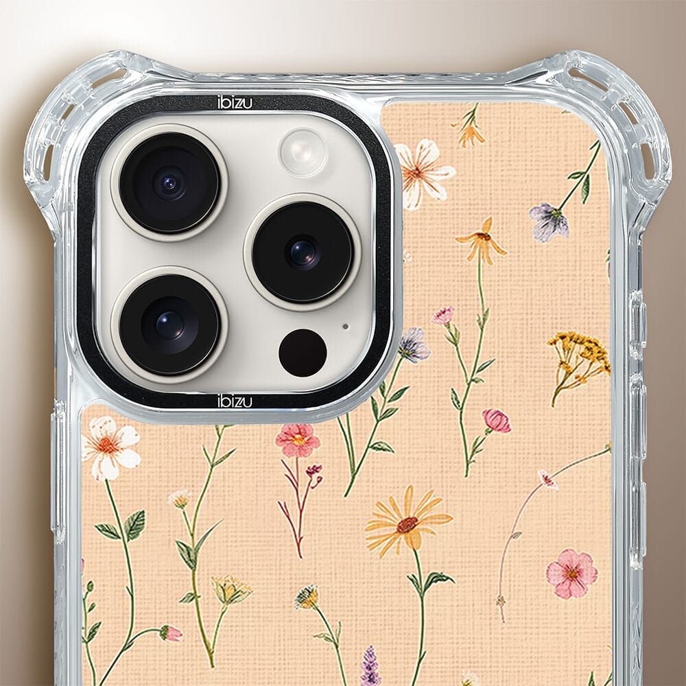 Etui do iPhone 16 Pro Max IBIZU DropGuard Ultra z MagSafe, Pastel Bloom, Koralowa łąka - obrazek 3