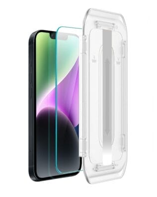 Szkło hartowane na ekran 9H do iPhone 14 z aplikatorem