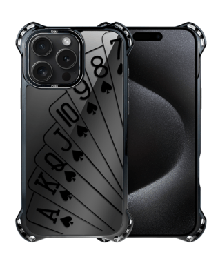 Etui do iPhone 15 Pro IBIZU DropGuard Ultra z MagSafe, Midnight, Karty do gry