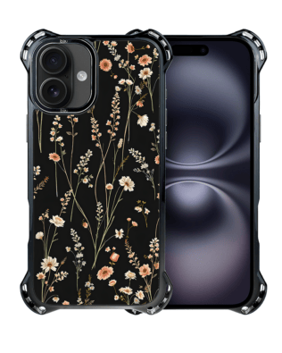 Etui iPhone 16 IBIZU DropGuard Ultra z MagSafe, Pastel Bloom, Północny ogród