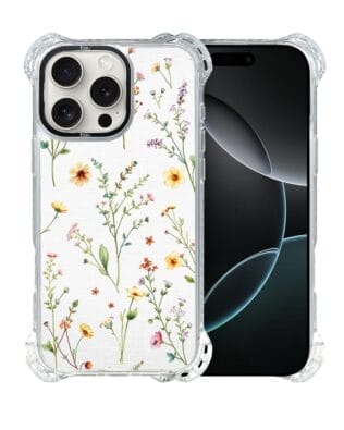 Etui do iPhone 16 Pro IBIZU DropGuard Ultra z MagSafe, Pastel Bloom, Letni bukiet