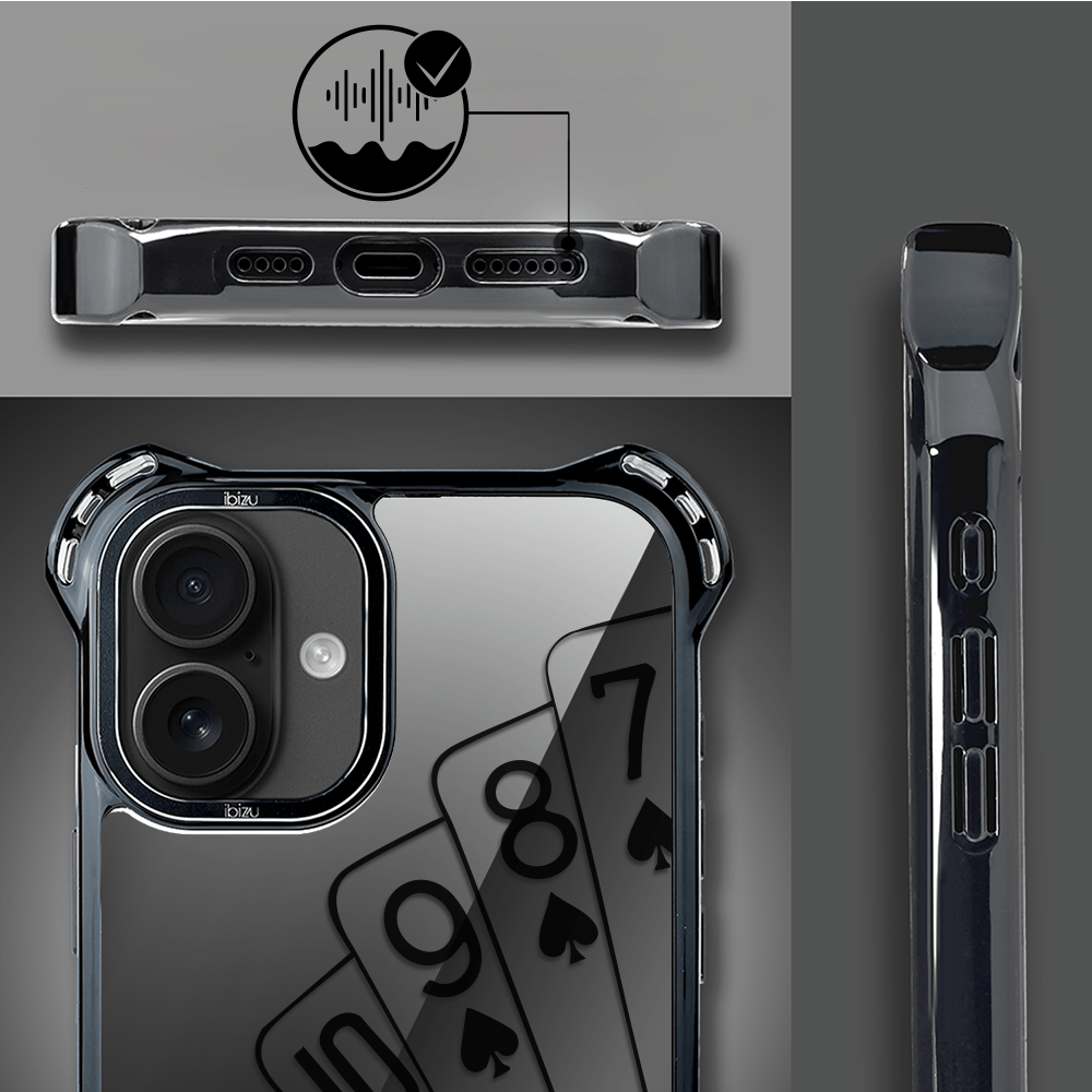Etui do iPhone 16 Plus IBIZU DropGuard Ultra z MagSafe, Midnight, Karty do gry - obrazek 4