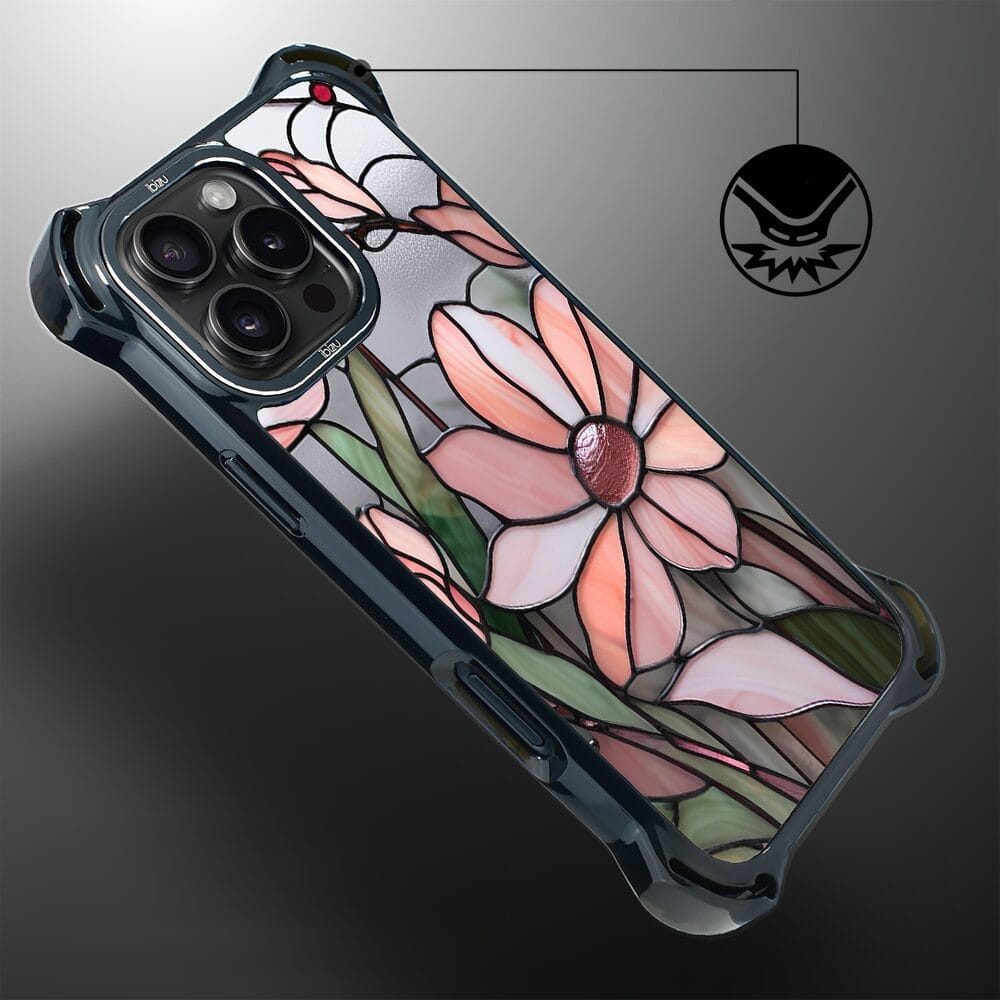 Etui do iPhone 16 Pro, IBIZU DropGuard Ultra z MagSafe, Barwy Szkła, Różowa magnolia - obrazek 5
