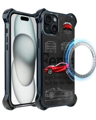 Etui do iPhone 15 Plus IBIZU DropGuard Ultra z MagSafe, TechDrive, 812 Superfast