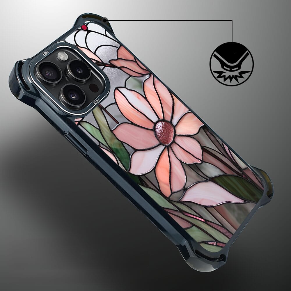 Etui do iPhone 14 Pro IBIZU DropGuard Ultra z MagSafe, Barwy Szkła, Różowa magnolia - obrazek 4