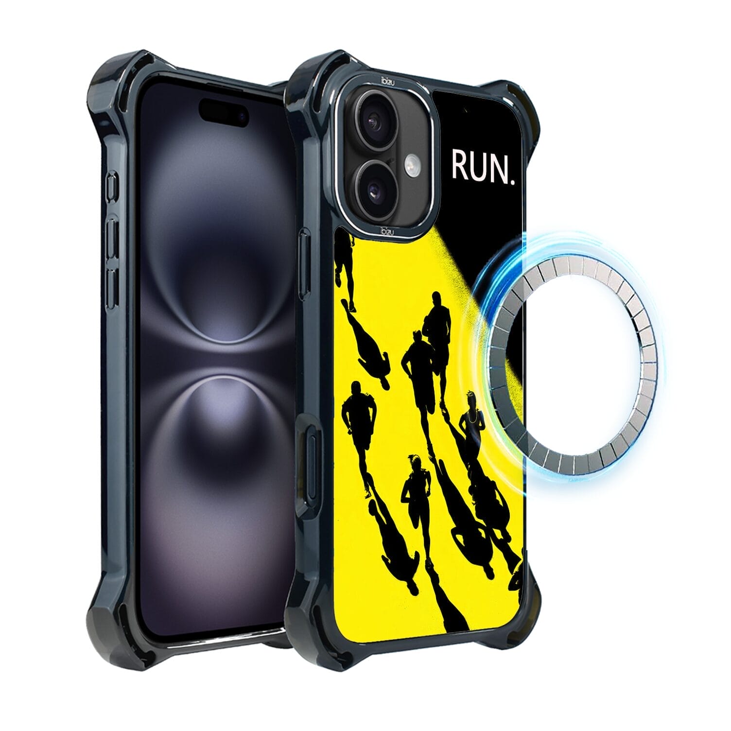 Etui do iPhone 16 Plus IBIZU DropGuard Ultra z MagSafe, #Move, Bieg Mistrzów