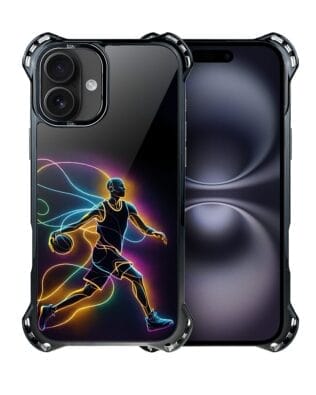 Etui do iPhone 16 IBIZU DropGuard Ultra z MagSafe, #ElectroMove, Duch koszykówki