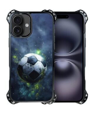 Etui do iPhone 16 Plus IBIZU DropGuard Ultra z MagSafe, #Move, Piłka nożna