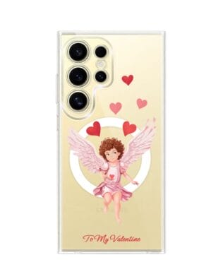 Etui do Samsung Galaxy S24 Ultra z MagSafe przeźroczyste, silikonowe Flexi, kupidyn