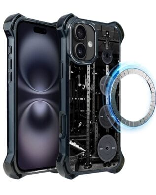 Etui do iPhone 16 IBIZU DropGuard Ultra z MagSafe, #Move, Stacja Żelazo