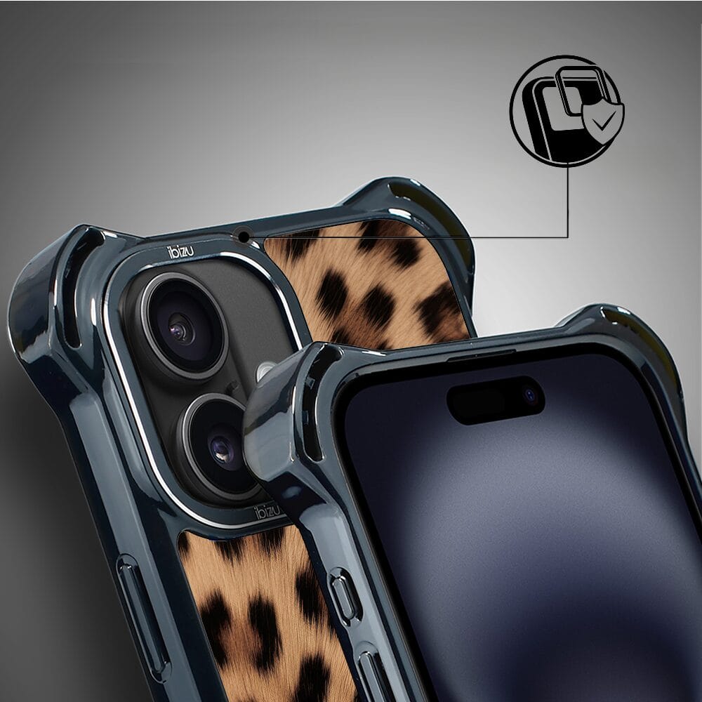 Etui do iPhone 16 IBIZU DropGuard Ultra z MagSafe, Zew Natury, Pantera - obrazek 3