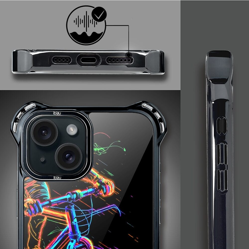 Etui do iPhone 15 Plus IBIZU DropGuard Ultra z MagSafe, #ElectroMove, Rowerowa wibracja - obrazek 6
