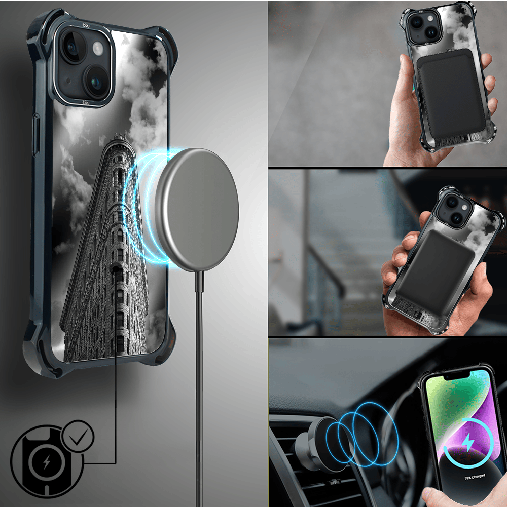 Etui do iPhone 14 IBIZU DropGuard Ultra z MagSafe, Noir City, Flatiron - obrazek 8