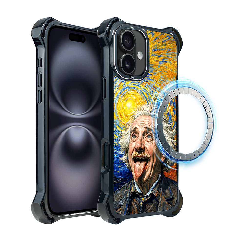 Etui iPhone 16 Plus IBIZU DropGuard Ultra z MagSafe, Einstein
