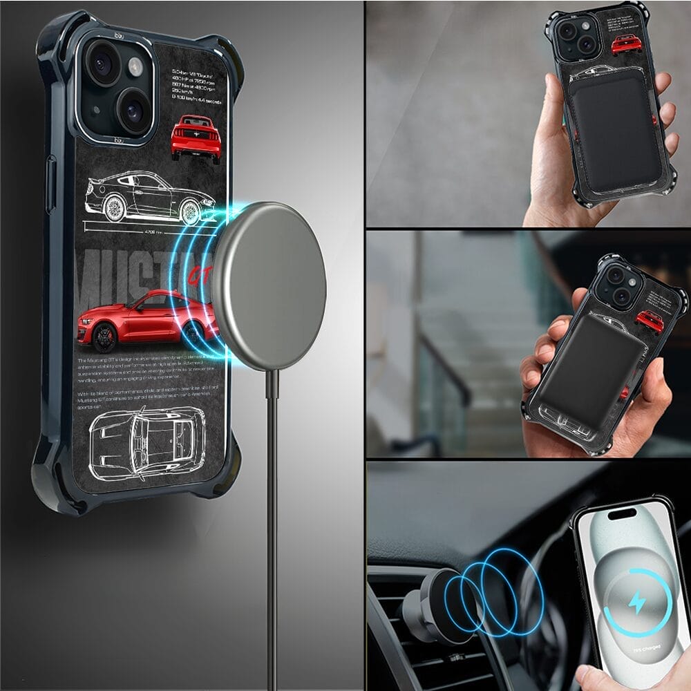 Etui do iPhone 15 Plus IBIZU DropGuard Ultra z MagSafe, TechDrive, GT V8 “Coyote” - obrazek 8