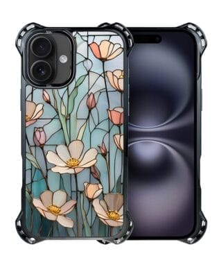 Etui do iPhone 16 Plus IBIZU DropGuard Ultra z MagSafe, Barwy Szkła, Szept kwiatów polnych