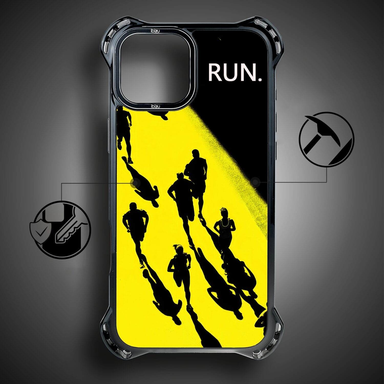 Etui do iPhone 15 IBIZU DropGuard Ultra z MagSafe, #Move, Bieg Mistrzów - obrazek 7