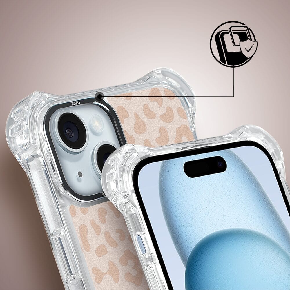 Etui iPhone 15 IBIZU DropGuard Ultra z MagSafe, Boho, Delikatna panterka - obrazek 3