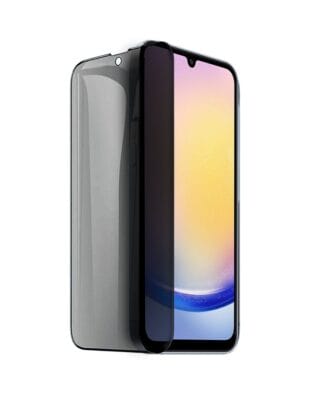 Szkło prywatyzujące z czarną ramką do Samsung Galaxy A25 5G