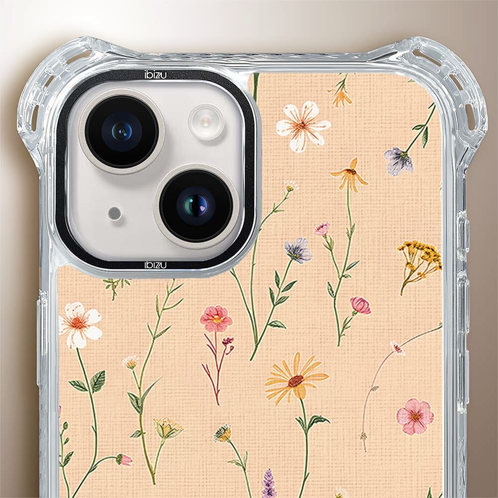 Etui iPhone 14 IBIZU DropGuard Ultra z MagSafe, Pastel Bloom, Koralowa łąka - obrazek 5
