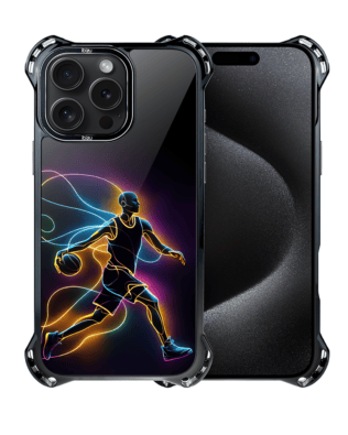 Etui do iPhone 15 Pro Max IBIZU DropGuard Ultra z MagSafe, #ElectroMove, Duch koszykówki