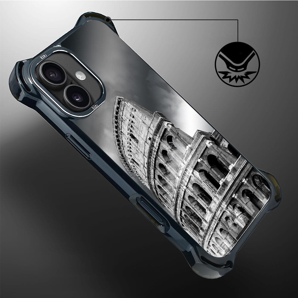 Etui do iPhone 16 IBIZU DropGuard Ultra z MagSafe, Noir City, Koloseum - obrazek 7