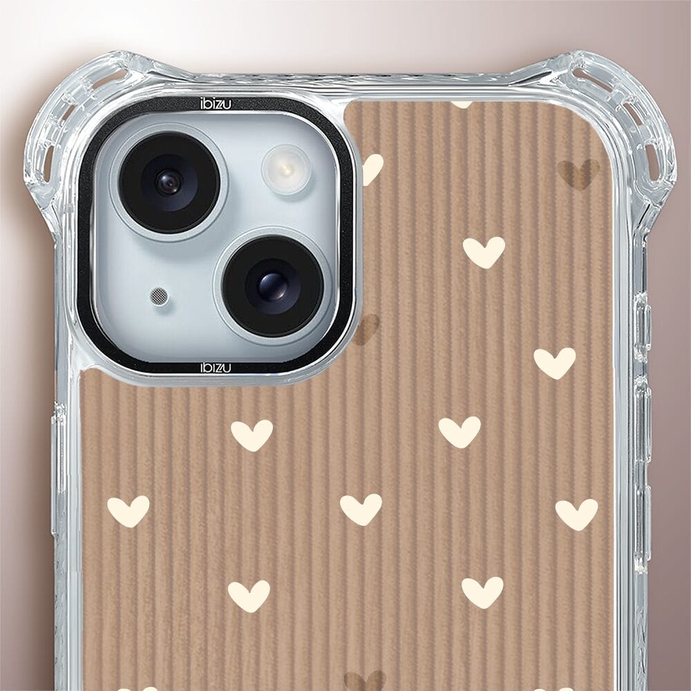 Etui do iPhone 15 Plus IBIZU DropGuard Ultra z MagSafe, Boho, Pudrowe serca - obrazek 5