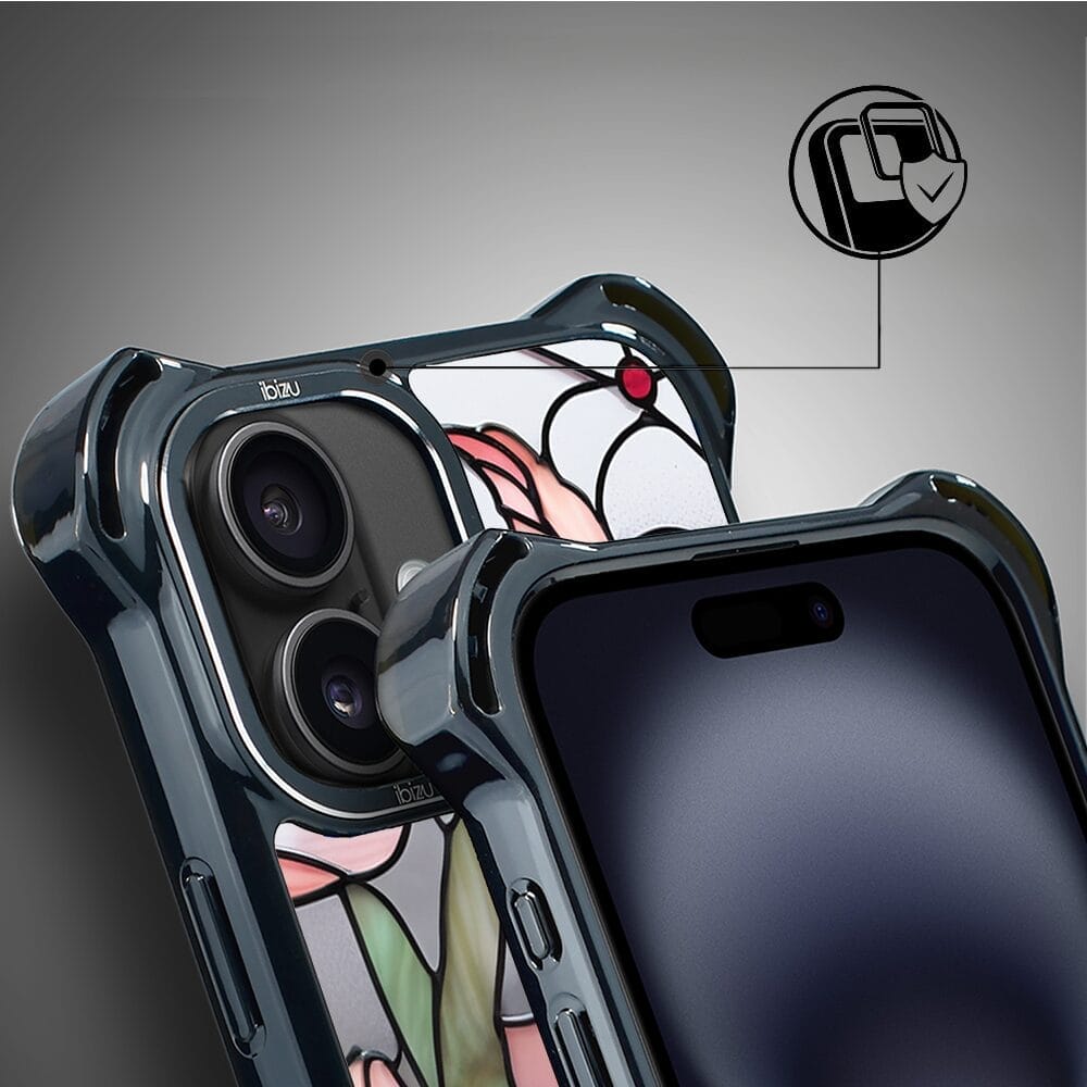 Etui do iPhone 16 IBIZU DropGuard Ultra z MagSafe, Barwy Szkła, Różowa magnolia - obrazek 3