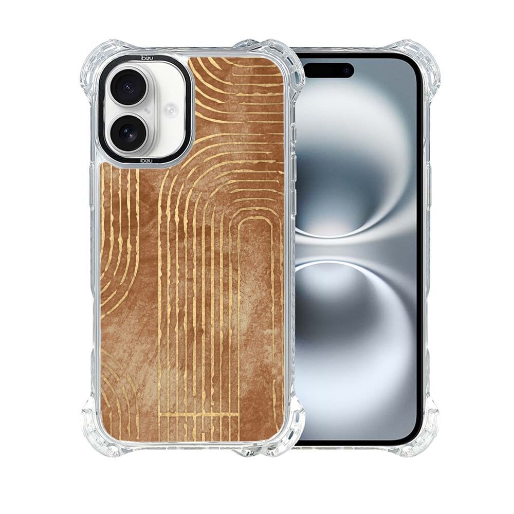 Etui iPhone 16 Plus IBIZU DropGuard Ultra z MagSafe, Boho, Geometryczne linie - obrazek 2