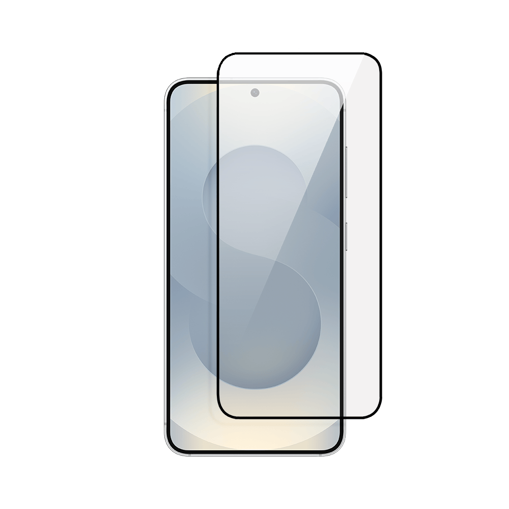 Twarde szkło diamentowe z czarną ramką do Samsung Galaxy S25 Plus