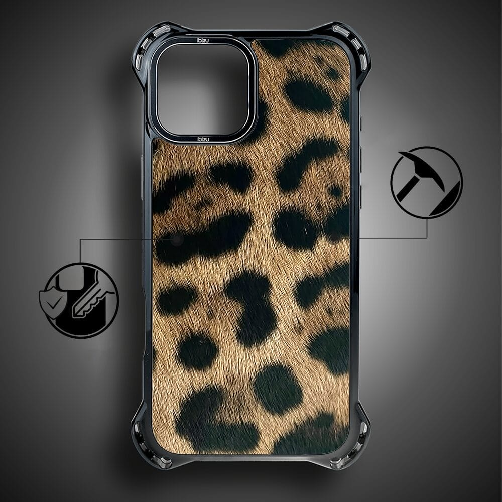 Etui do iPhone 15 IBIZU DropGuard Ultra z MagSafe, Zew Natury, Lampart - obrazek 7