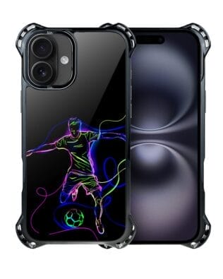 Etui do iPhone 16 IBIZU DropGuard Ultra z MagSafe, #ElectroMove, Moc football’u