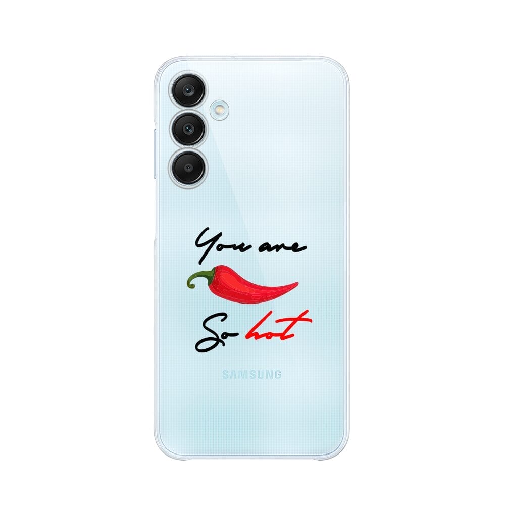 Etui do Samsung Galaxy M35 5G przeźroczyste, silikonowe Flexi, papryczka chilli