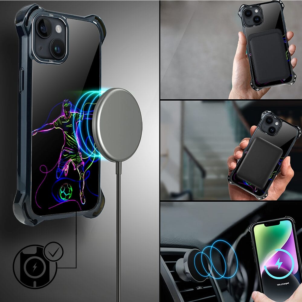 Etui do iPhone 14 IBIZU DropGuard Ultra z MagSafe, #ElectroMove, Moc football'u - obrazek 8