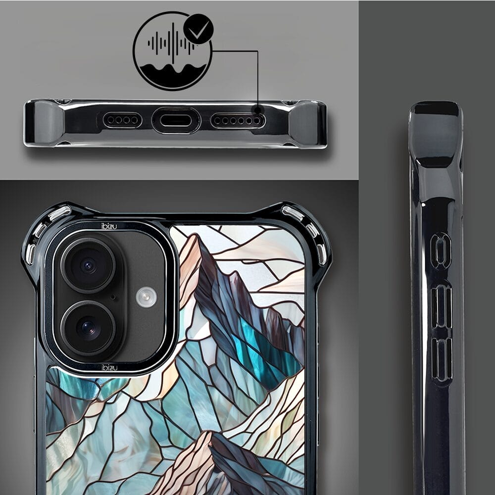 Etui do iPhone 16 IBIZU DropGuard Ultra z MagSafe, Barwy Szkła, Górski Potok - obrazek 4