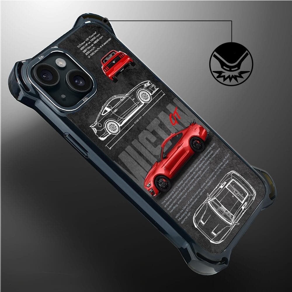 Etui do iPhone 15 Plus IBIZU DropGuard Ultra z MagSafe, TechDrive, GT V8 “Coyote” - obrazek 4