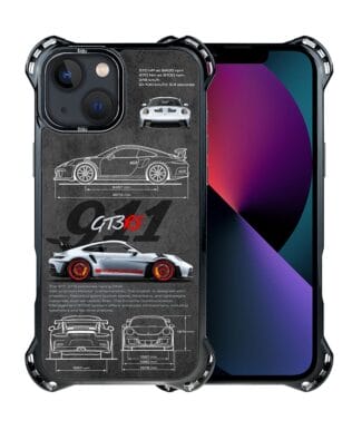 Etui do iPhone 13 IBIZU DropGuard Ultra z MagSafe, TechDrive, 911 GT3 RS