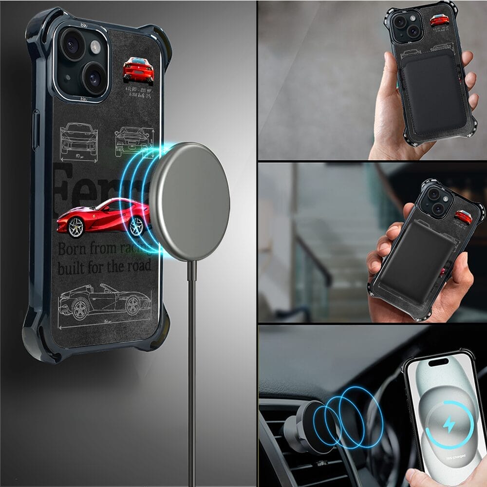 Etui do iPhone 15 IBIZU DropGuard Ultra z MagSafe, TechDrive, 812 Superfast - obrazek 8