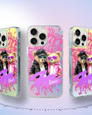 Etui do iPhone 14 Pro Max IBIZU California Sunset z MagSafe, zmieniające kolor, Couple in Love, zakochana para