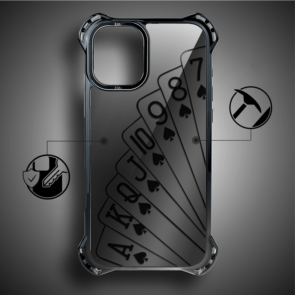 Etui do iPhone 16 IBIZU DropGuard Ultra z MagSafe, Midnight, Karty do gry - obrazek 7