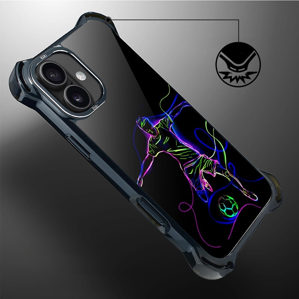 Etui do iPhone 16 IBIZU DropGuard Ultra z MagSafe, #ElectroMove, Moc football'u - obrazek 6