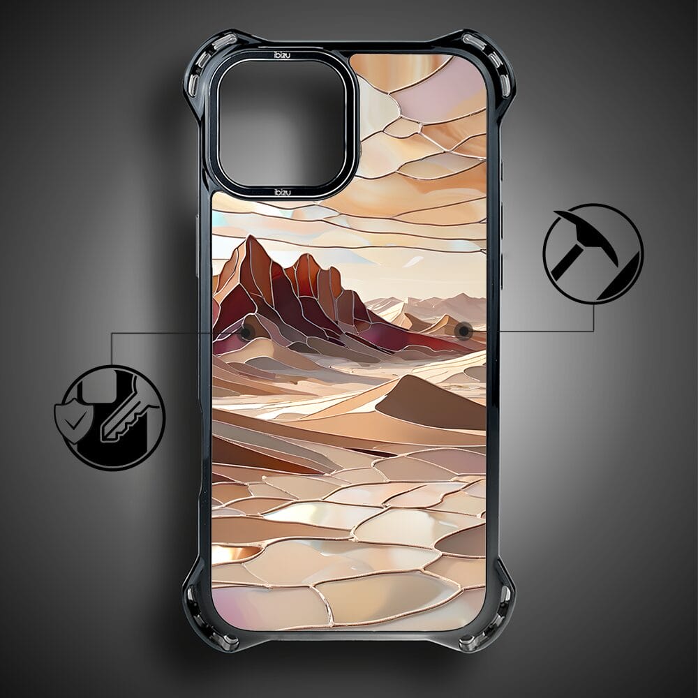 Etui do iPhone 13 IBIZU DropGuard Ultra z MagSafe, Barwy Szkła, Pustynny spokój - obrazek 7