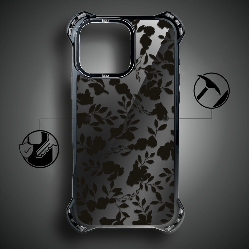 Etui do iPhone 16 Pro IBIZU DropGuard Ultra z MagSafe, Midnight, Cienie liści - obrazek 8